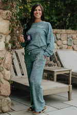 Load image into Gallery viewer, Hacci Lounge Sweatpant in Dark Teal
